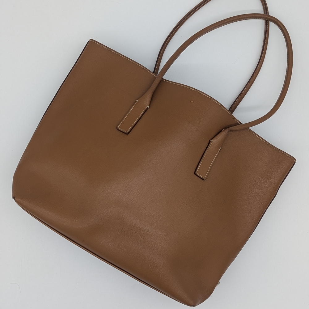 SOLD - Prada Small Camel Shopping Tote